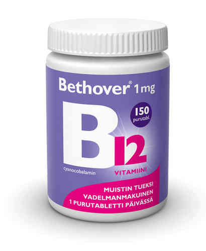 BETHOVER 1 MG B12-VITAMIINI (150 TABL)