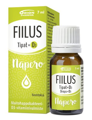 FIILUS NAPERO DROPS +D3 (7 ML)