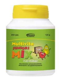 Multivita Juniori Mix Monivitamiini (200 kpl)