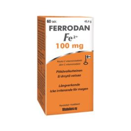 Ferrodan Fe2+ 100 mg (60 tabl)