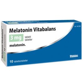 MELATONIN VITABALANS 3 mg (10 fol)