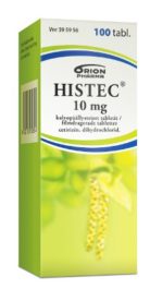 HISTEC 10 mg (100 fol)