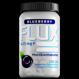 Flux Blueberry fluoritabletti (100 imeskelytabl)